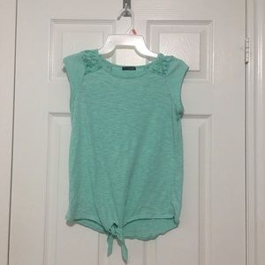 vintage y2k light green sleeveless shirt